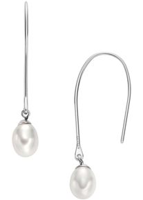 Skagen Damen Paar Ohrhaken "Schmuck Geschenk Edelstahl Ohrringe AGNETHE PEARL, SKJ1834040", Edelstahl-Perlen, silber, Edelstahl, Perlen, Ohrringe,