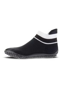 Leguano Damen Barfußschuh "SNEAKER", Gr. XL, schwarz-weiß, Textil, sportlich, Schuhe, Bequemschuh, Komfortschuh für Maschinenwäsche geeignet