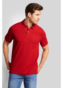 Bugatti Herren Poloshirt, rot, casual, Gr. M, 100% Baumwolle, Shirts, mit körpernaher Passform