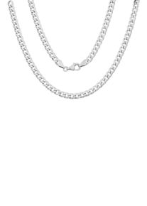 Firetti Damen Kette ohne Anhänger "Schmuck Geschenk Silber 925 Halsschmuck Halskette Panzerkette", 45, Silber 925 (Sterlingsilber), B: 4,8mm, silber,