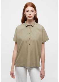 Eterna Damen Shirtbluse "LOOSE FIT", grün, casual, Gr. 36, 70% cotton, 30% Lyocell, Blusen