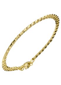 Jobo Damen Goldarmband, Gelbgold 333, gold, Gelbgold 333, Armbänder, Panzerarmband 333 Gold 19 cm