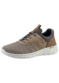 Rieker Herren Slip-On Sneaker, Gr. 41, grau, Textil, Lederimitat, meliert, sportlich, Schuhe, Schlupfschuh, Freizeitschuh, Halbschuh, mit