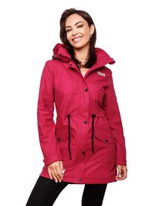 Navahoo Damen Outdoorjacke "Deike", pink, modisch, Gr. XS, Oberstoff: 50% Polyurethan, 50% Polyester, Futter: 100% Polyester, Ärmelfutter: 100%