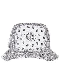 Flexfit Damen Flex Cap "Flexfit Accessoires Bandana Print Bucket Hat", weiß, casual, 100% Baumwolle, Caps