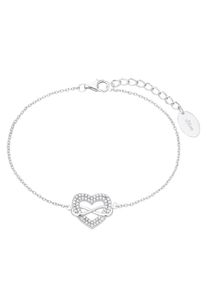 s.Oliver Damen Armband "Herz/Infinity/Unendlichkeitsschleife, 2032821, 2032844", Silber 925 (Sterlingsilber), bunt, Silber 925 (Sterlingsilber),