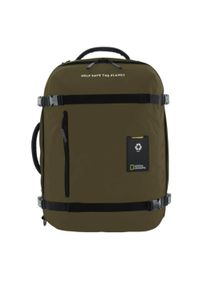 Cityrucksack "OCEAN", National Geographic, braun, Kunstfaser, klassisch, Rucksäcke, aus recycelten PET-Flaschen