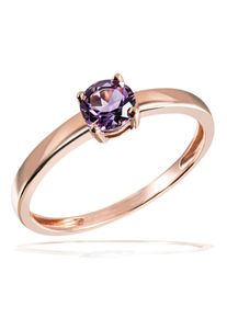 Goldmaid Damen Goldring, 17, Rotgold 375, rosa, Rotgold 375, Fingerringe