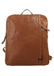 SPIKES & SPARROW Cityrucksack, SPIKES & SPARROW, braun, Rindsleder, Leder, unifarben, casual, Rucksäcke, echt Leder