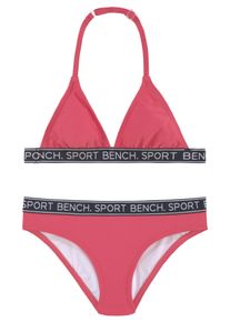 Bench. Kinder Triangel-Bikini "Yva Kids", pink, Gr. 122, Recycling-Polyamid, Bikini-Sets, in sportlichem Design und Farben
