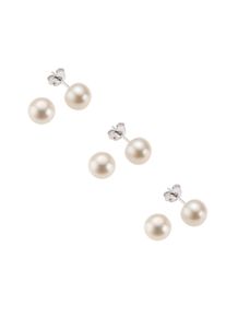 Vivance Damen Paar Ohrstecker "925 Silber Süßwasserzuchtperlen weiß 7mm", ONE-SIZE, Silber 925 (Sterlingsilber), weiß, Silber 925 (Sterlingsilber),