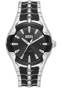 Diesel Herren Quarzuhr "VERT", schwarz, Armbanduhren, Armbanduhr, Herrenuhr, Edelstahlarmband, analog, Tag