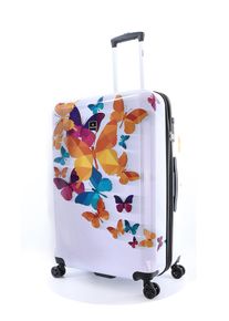 Saxoline Koffer "Schmetterling", bunt, Polyester, Koffer, mit integriertem Zahlenschloss