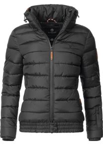 Marikoo Damen Steppjacke "Poison", schwarz, modisch, Gr. S, clean, Oberstoff: 100% Polyester, Futter: 100% Polyester, Wattierung: 100% Polyester,