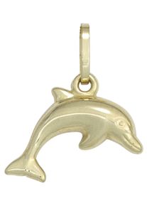 Jobo Damen Ketten-Anhänger "Anhänger Delfin", Gelbgold 333, gold, Gelbgold 333, Schmuckanhänger, 333 Gold