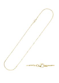 Jobo Damen Goldkette "Criss-Cross-Kette", Gelbgold 333, L: 42cm, gold, Gelbgold 333, Halsketten, 333 Gold 42 cm 1,3 mm