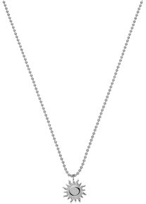 PURELEI Damen Kette mit Anhänger "Schmuck Geschenk Solea Anhänger Sonne, 22482", Edelstahl, L: 55cm, silber, Edelstahl, Halsketten