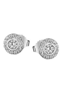 Firetti Damen Paar Ohrstecker "Schmuck Geschenk Silber 925 Ohrschmuck Kreise", Silber 925 (Sterlingsilber), silber, Silber 925 (Sterlingsilber),