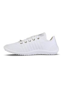 Leguano Damen Barfußschuh "GO", Gr. 46, weiß, Textil, sportlich, Schuhe, mit praktischer Schnürung, Freizeitschuh, Halbschuh, Schnürschuh
