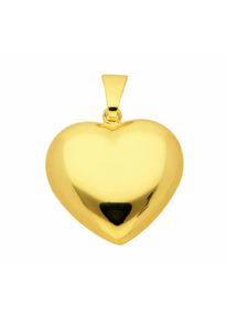 Adelia´s ADELIA ́S Damen Ketten-Anhänger "Damen Goldschmuck 333 Gold Anhänger Herz", Gelbgold 333, gold, Gelbgold 333, Schmuckanhänger, 333 Gold Goldschmuck