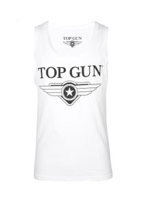 Top Gun Herren Muskelshirt "Engine TG20191002", weiß, Gr. XS, Obermaterial: 100% Baumwolle, Shirts