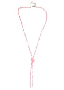 Damen Lange Kette "Heather", rosa, Basic, Collezione Alessandro, Glas, Halsketten, mit Glasperlen