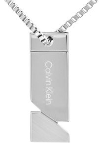 Calvin Klein Herren Kette mit Anhänger "ELECTRIC, 35100001", Edelstahl, L: 63,5cm, silber, Edelstahl, Halsketten