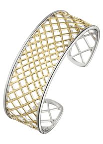 Jobo Damen Armspange, Silber 925 (Sterlingsilber), gold, Silber 925 (Sterlingsilber), Armbänder, 925 Silber bicolor vergoldet