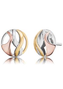 Engelsrufer Damen Paar Ohrstecker "Engelsrufer PARADISE, ERE-PARADISE-TRI-ST", Silber 925 (Sterlingsilber), rosa, Silber 925 (Sterlingsilber),