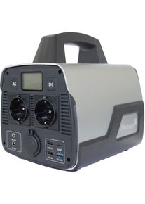 Phaesun Powerstation "Phaesun Energy Gen T500", 14,8 V 35000mAh, grau, Akkumulatoren
