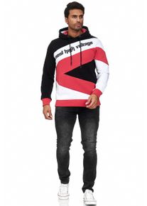 Rusty Neal Herren Kapuzensweatshirt, schwarz, sportlich, Gr. XXL, mehrfarbig, 70% Baumwolle, 30% Polyester, Sweatshirts, in sportlichem Design
