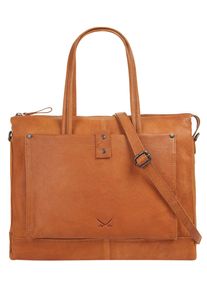 Sansibar Damen Shopper, braun, Leder, vintage, Taschen, echt Leder