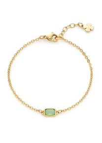 CIAO! BY LEONARDO Damen Armband "Sofia CIAO, 021652", Edelstahl, gold, CIAO BY LEONARDO, Edelstahl, Armbänder, mit Glasstein