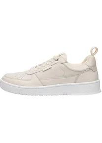 Sneaker N91 "Bball M AB Herrensneaker" Gr. 42, beige Herren Schuhe Turnschuh Leder handgefertigt, sportlicher Freizeitschuh