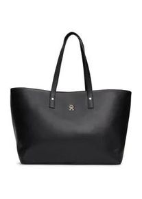 Shopper Tommy Hilfiger Gr. B/H/T: 35cm x 27cm x 15cm, schwarz Damen Taschen