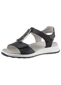 Sandalette Ara "OSAKA-S" Gr. 38, blau (dunkelblau) Damen Schuhe Sommerschuh, Sandale, Keilabsatz, in Komfortweite H (sehr weit)