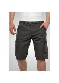 Cargoshorts Alessandro Salvarini "ASNico" Gr. W42, Normalgrößen, grau (anthrazit) Herren Hosen inklusive passendem Gürtel