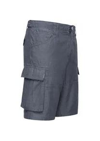 Shorts Ragwear "Merly Linen" Gr. 31, Normalgrößen, blau (indigo) Herren Hosen Kurze Leinenhose in Cargo-Optik