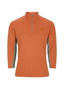 Langarmshirt Ahorn Sportswear Gr. 48, orange Damen Shirts langarm mit kleinem Stehkragen
