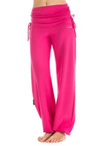 Sporthose WINSHAPE "WH1" Gr. M, Normalgrößen, pink Damen Hosen Trainingshosen mit seitlicher Raffung
