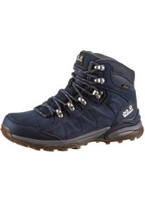Jack Wolfskin Refugio Texapore Mid Wanderschuhe Damen - blau - Gr. 37 1/2 - Leder