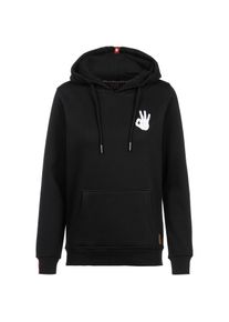 Kleinigkeit Keine Probleme Hoodie Damen - schwarz - Gr. S - Baumwolle/Polyester