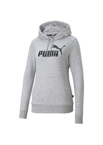 Puma Essential Logo Hoodie Damen - grau - Gr. M - Baumwolle/Polyester