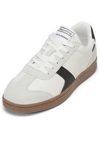 Marc O'Polo Sneaker MARC O'POLO "aus hochwertigem Rindleder" Gr. 45, weiß Herren Schuhe