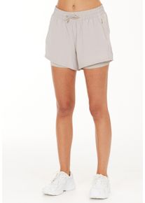 ENDURANCE ATHLECIA Shorts ATHLECIA "Timmie" Gr. 40, EURO-Größen, grau Damen Hosen Sport Shorts mit praktischen Seitentaschen