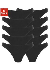 Petite Fleur String schwarz Gr. 48/50 für Damen. Körpernah. Nachhaltig.