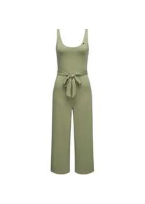 Jumpsuit Ragwear "Lisseta" Gr. L (40), Normalgrößen, grün (olivgrün) Damen Overalls Langer Overall mit Bindegürtel