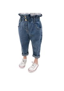 Sunshine Kids Clothing Denim Hosen Sommer Herbst Böden Hosen Kinder Kleinkind Mädchen Jeans Casual Elastische Taille Jeans