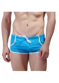 Gwaouai Sex Herren Coole Badebekleidung Sportunterwäsche Boxer Strandhose Shorts Badehose Tasche