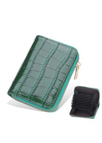 Wilicosh Männer Und Frauen Einfache Mode Kurze Brieftasche Pu Leder Kartenhalter Damen Multi-Karte Zipper Geldbörse